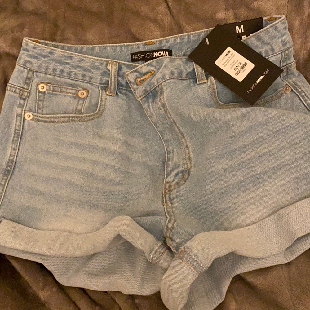 Fashion Nova denim shorts brand new